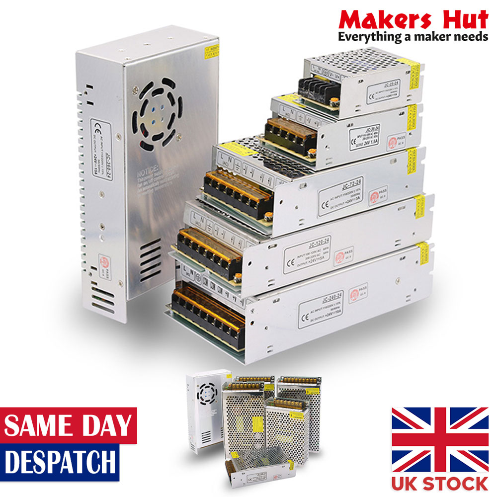 Regulated Switching Power Supply 3.3V 5V 9V 12V 18V 24V 36V 48V Universal PSU DC