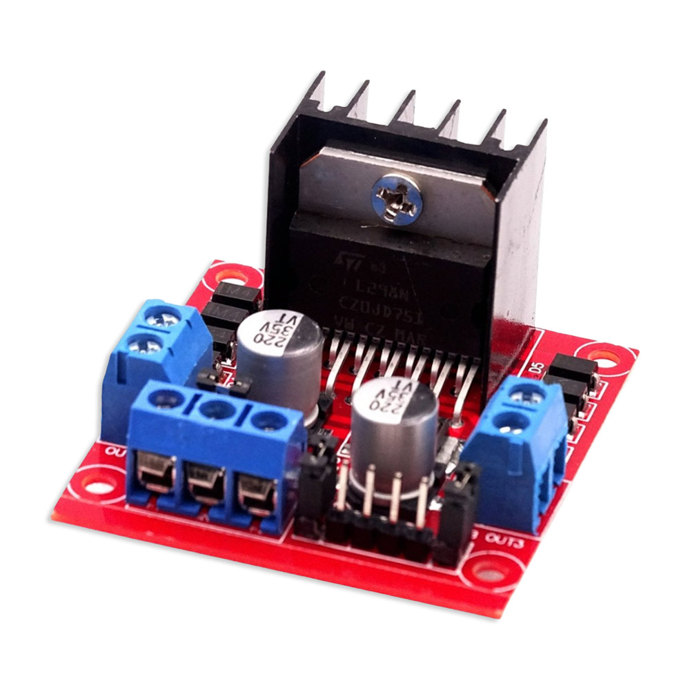 Dual H Bridge L298N DC Stepper Motor Driver Controller Board - Arduino