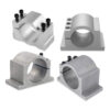 CNC Spindle Mount Bracket Clamp Cast Aluminum Diameter: 52 65 80 100mm