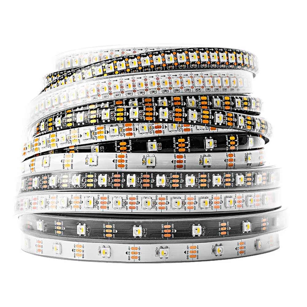 WS2811 5050 RGB Full Color Addressable Strip- 30 - 48 - 60 LED/M - IP30 IP67 12V