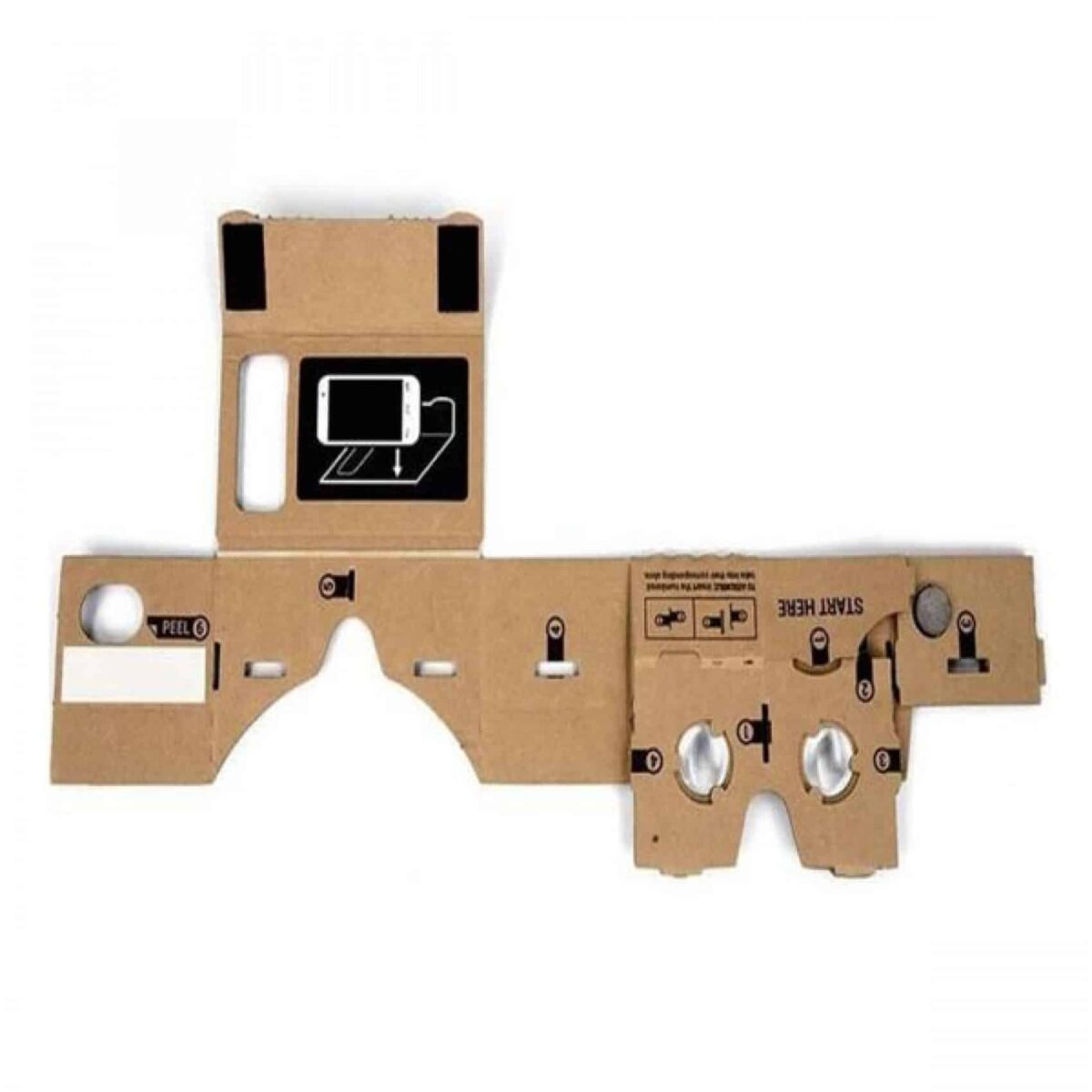 Google Cardboard Full Kit 3D VR Virtual Reality Glasses Mobile 3D Viewer NFC