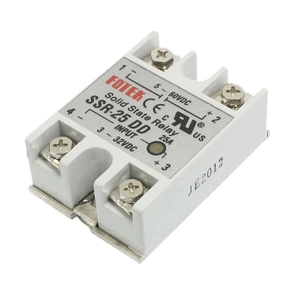 SSR25DD DC-DC Solid State Relay for Heated Bed Heater - SSR