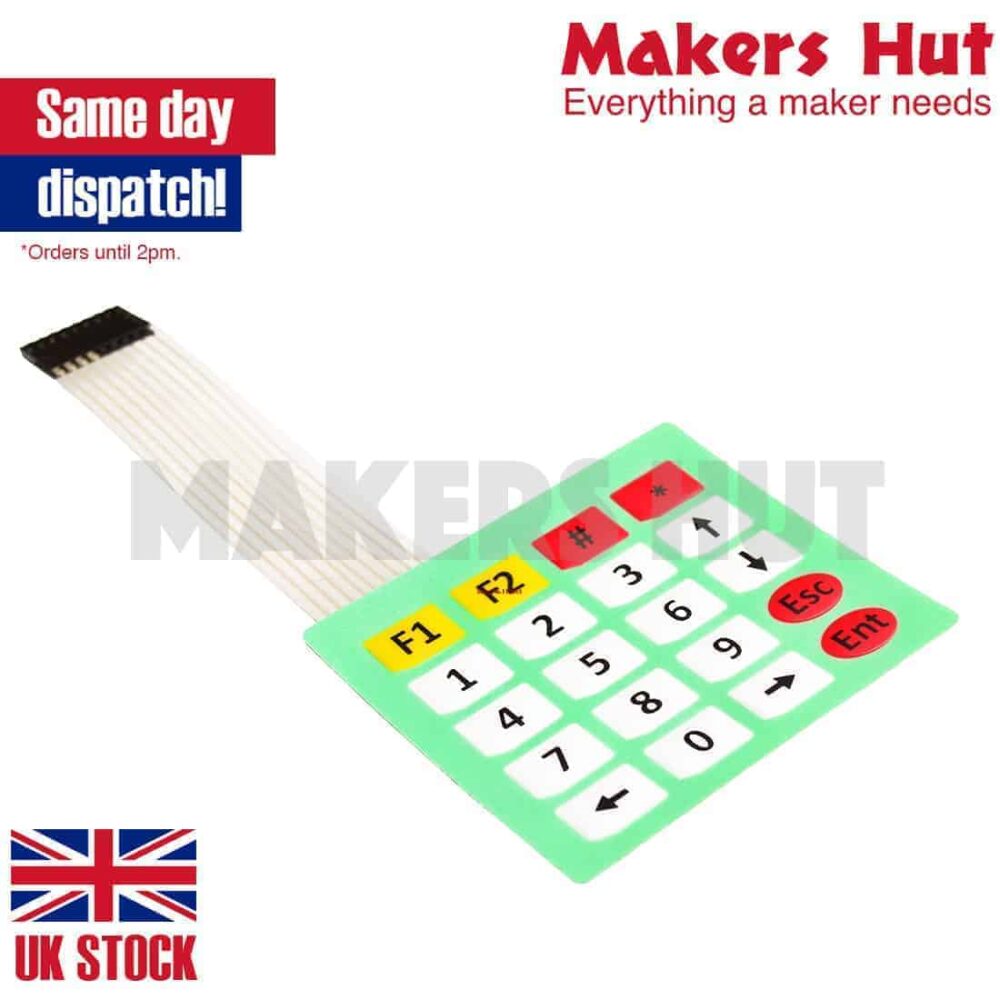 4x5 Matrix Extension Keyboard 20 Key Membrane Switch Keypad Keyboard For Arduino