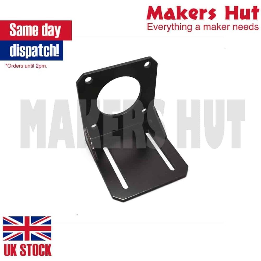 Mounting Bracket for Nema 17 Stepper Motor - Painted - Steel - CNC 3D Printer Nema17