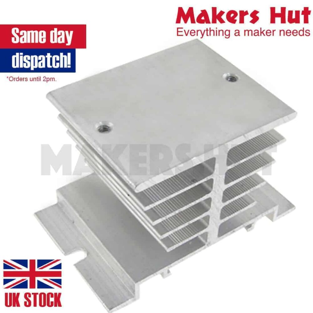 Aluminum Heat Sink For Solid State Relay SSR25 SSR Cooling