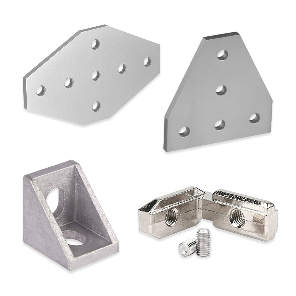 Joining Plate & Insert for 2020 Aluminum Extrusion - RepRap CNC 3D Printer V Slot