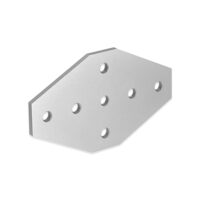 Joining Plate & Insert for 2020 Aluminum Extrusion - RepRap CNC 3D Printer V Slot - Cross Plate