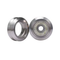 Dual V Wheel for V Slot Linear Extrusion -RepRap CNC 3D Printer - Delrin S/Steel - Stainless Steel