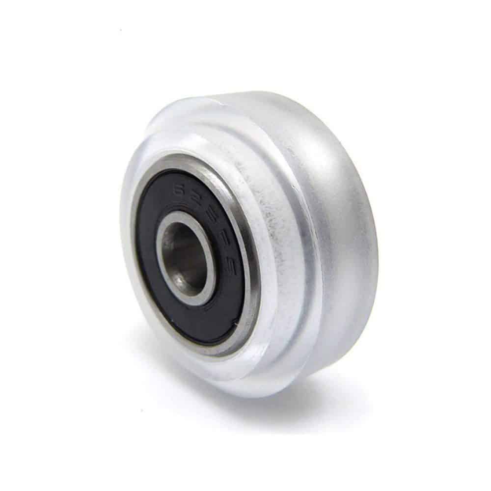 Dual V Wheel for V Slot Linear Extrusion -RepRap CNC 3D Printer - Delrin S/Steel