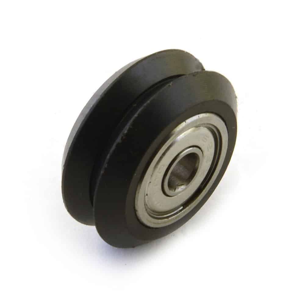 Dual V Wheel for V Slot Linear Extrusion -RepRap CNC 3D Printer - Delrin S/Steel