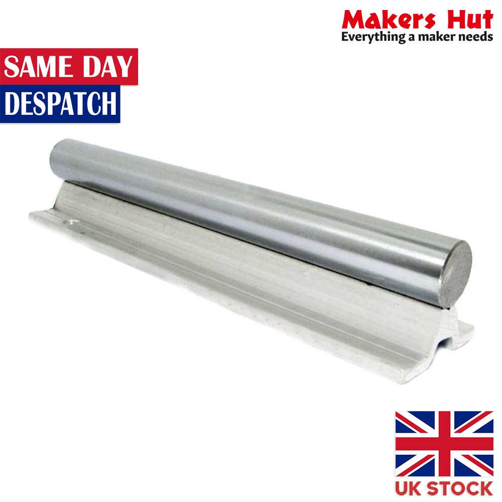 TBR 12 16 20 25 30mm-1600mm Fully Supported Linear Bearing Rails Shaft Rod
