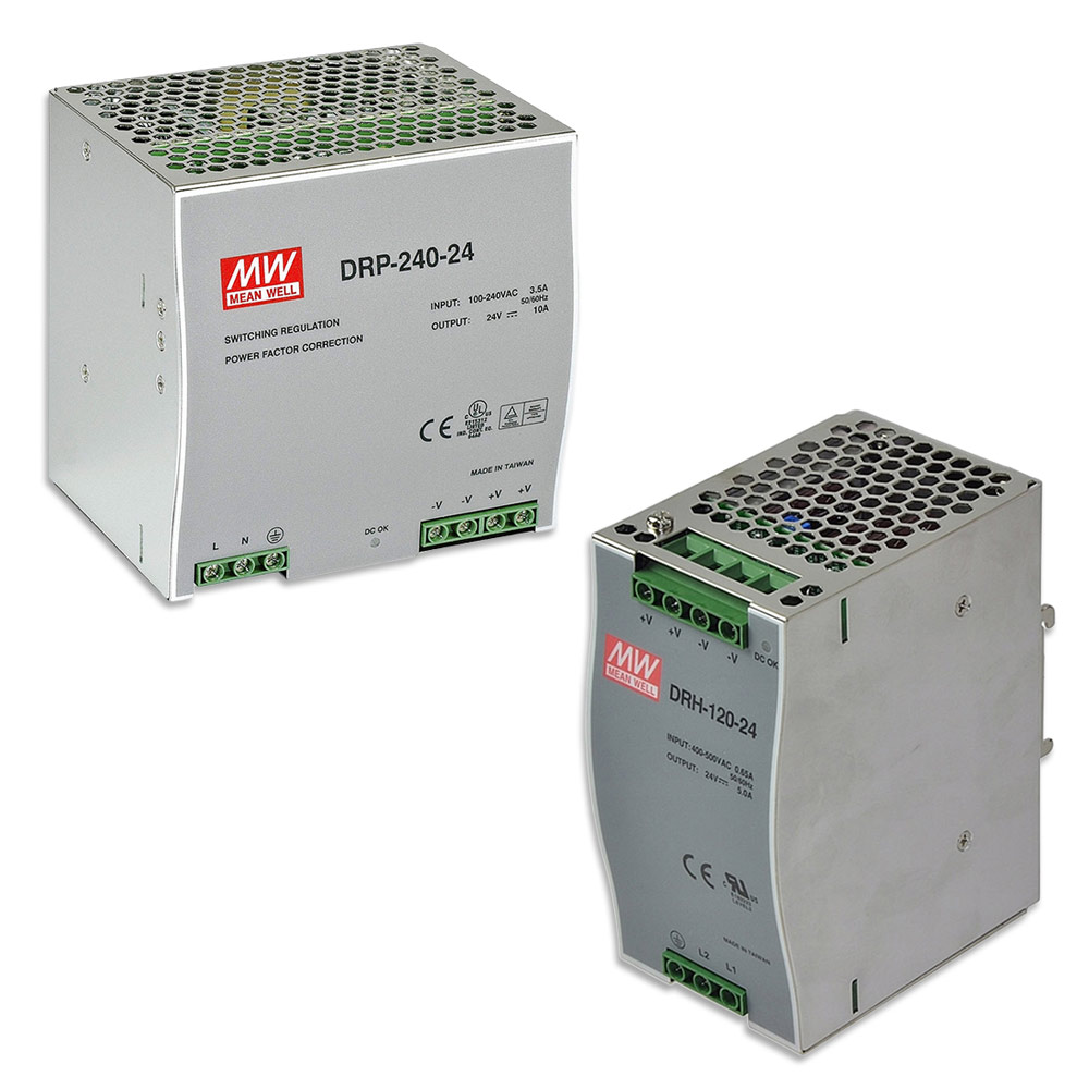 DIN Rail Power Supply - 12V 24V 48V- 60W 240W