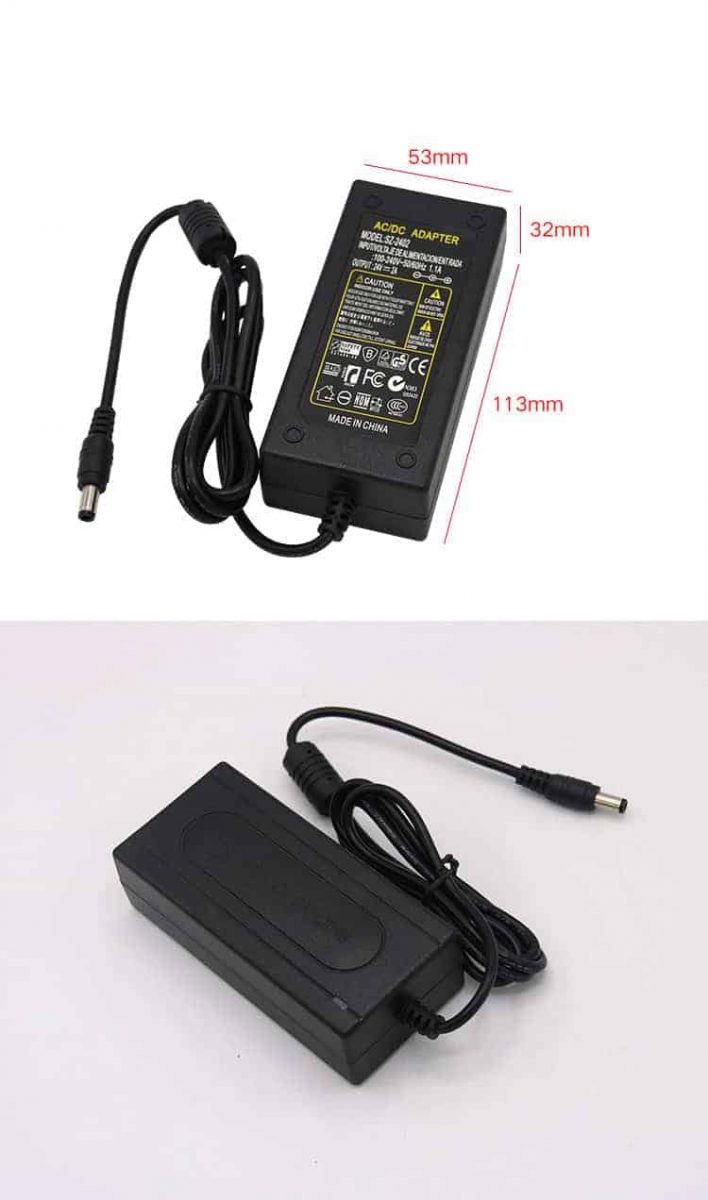 AC DC Power Adapter Transformer 5V 12V 24V 48V - 30W-240W - CHARGER LED CCTV