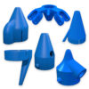 K40 Laser Cutter Air Assist Nozzle for 40W CO2 Increase Speed K 40