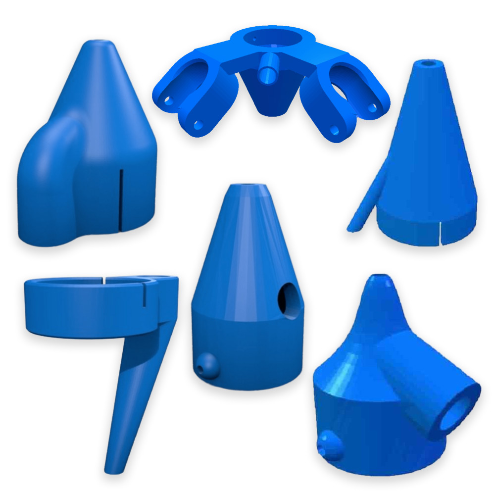 K40 Laser Cutter Air Assist Nozzle for 40W CO2 Increase Speed K 40