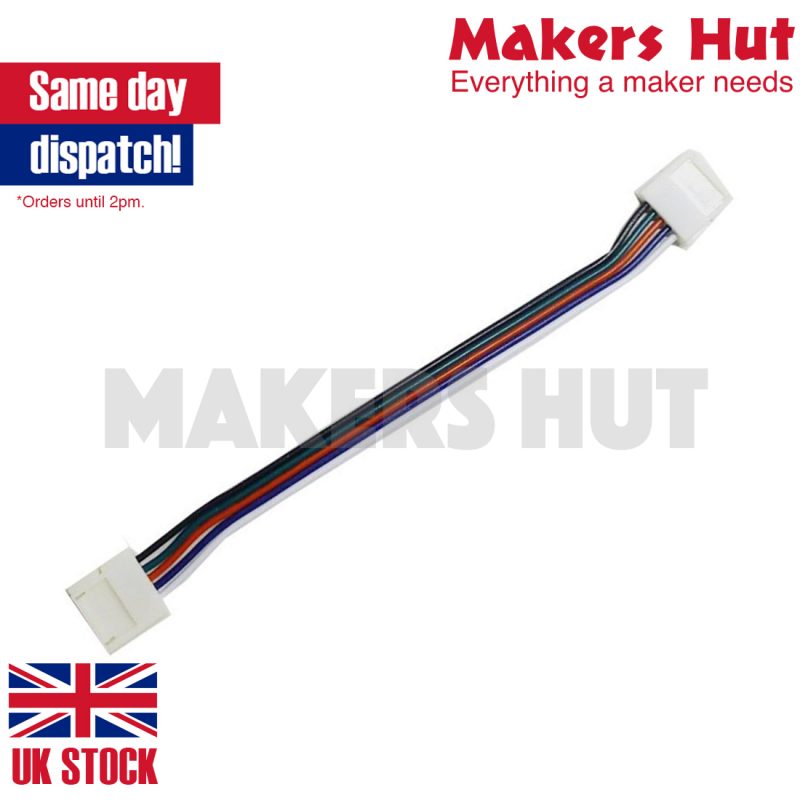 12mm Cable LED Strip Quick Connector 5 Pin Solderless Wired Coupler