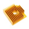 Nema17 Anodized Heatsink Heat Sink - Nema 17 - Gold - Cooling MK 7