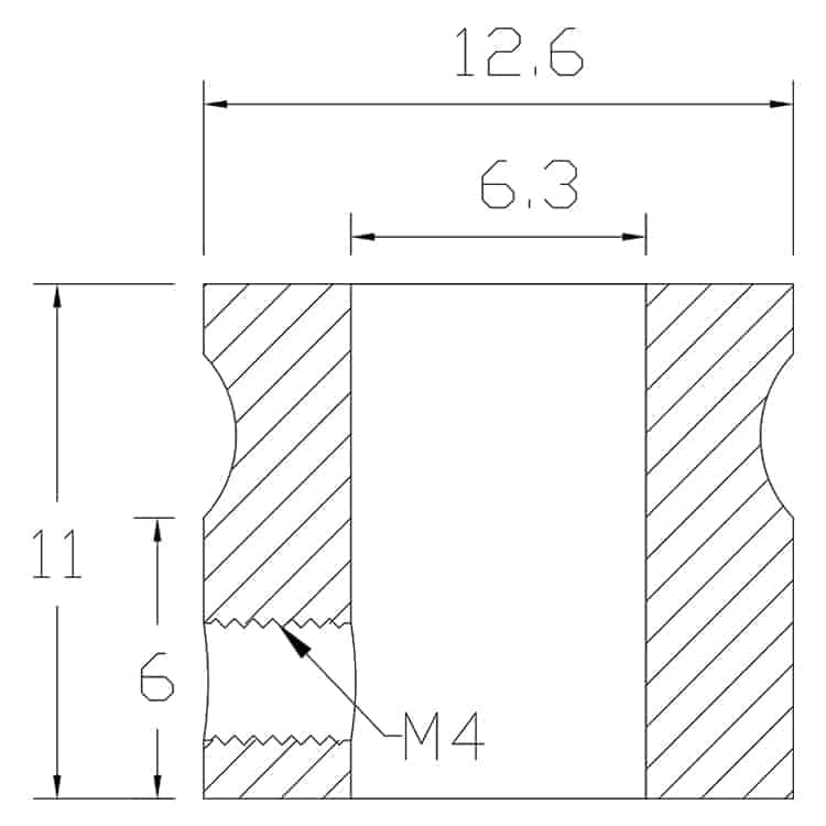 MK7 Extruder Drive Gear 1.75 Filament - 6.35mm Bore 3D Printer