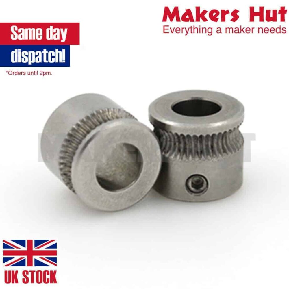MK7 Extruder Drive Gear 1.75 Filament - 6.35mm Bore 3D Printer