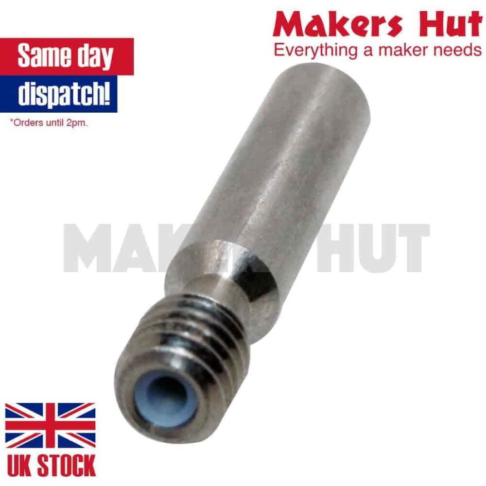 MK8 Thermal Barrier Tube - 1.75 mm - Stainless Steel Throat