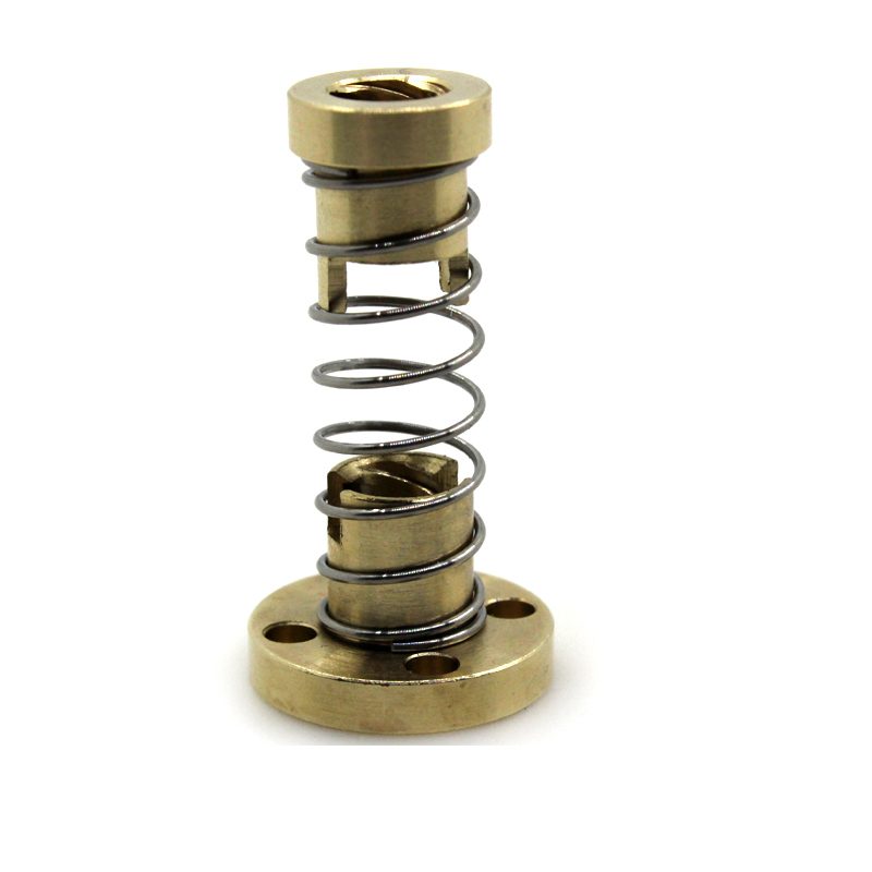 T8 Anti-backlash Spring Loaded Nut For CNC 8mm Threaded Rod Lead Screw