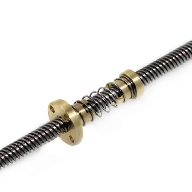 T8 Anti-backlash Spring Loaded Nut For CNC 8mm Threaded Rod Lead Screw