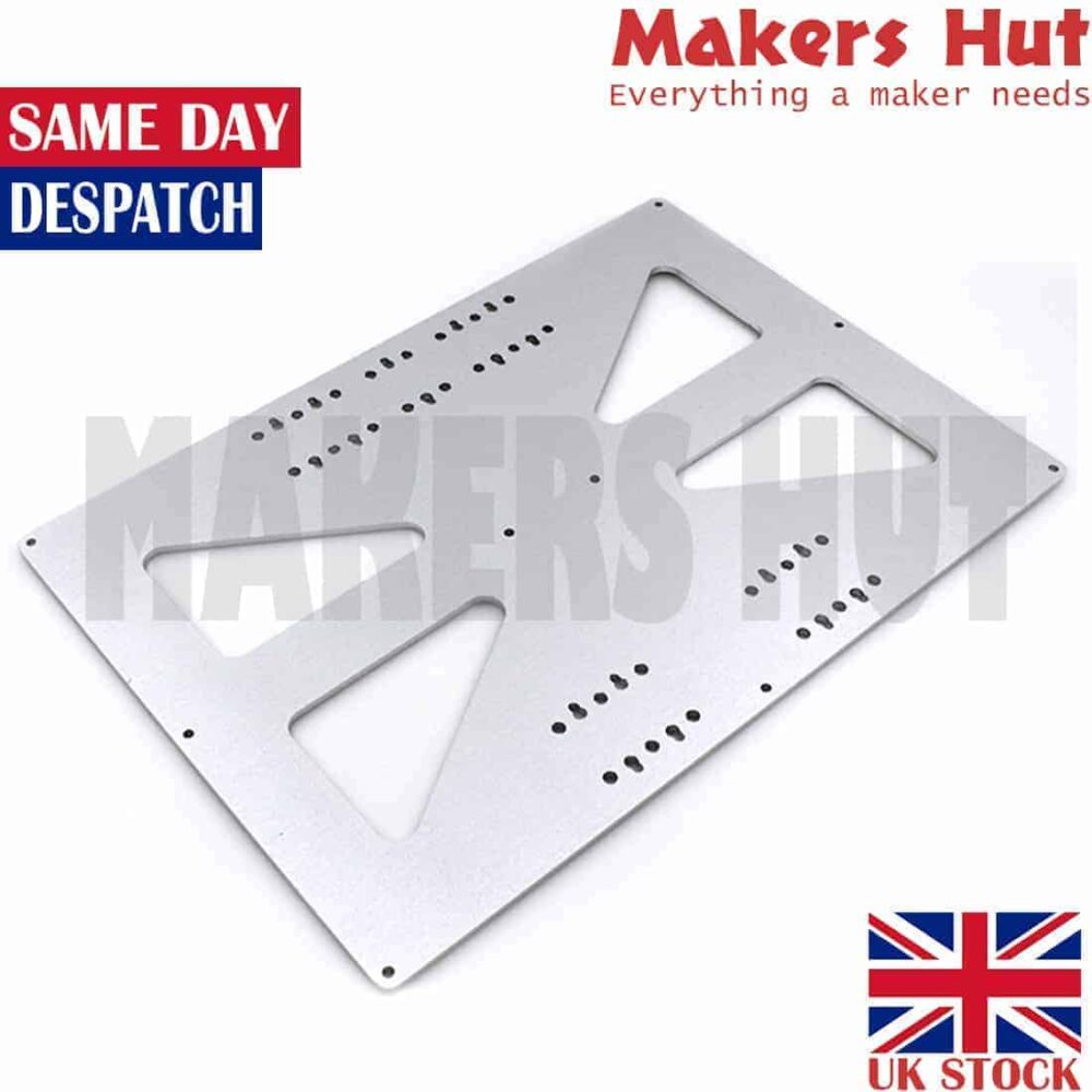 Prusa i3 Anodized Aluminum Y Carriage Plate XL 300x200 Upgrade RepRap 3D Printer