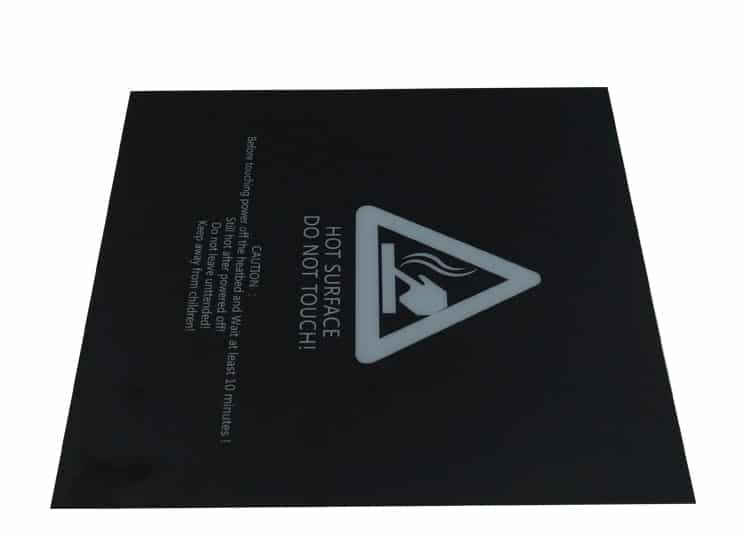 Durable Black Heat Bed Platform Sticker 200 220 250 300mm for 3D Printer UM2