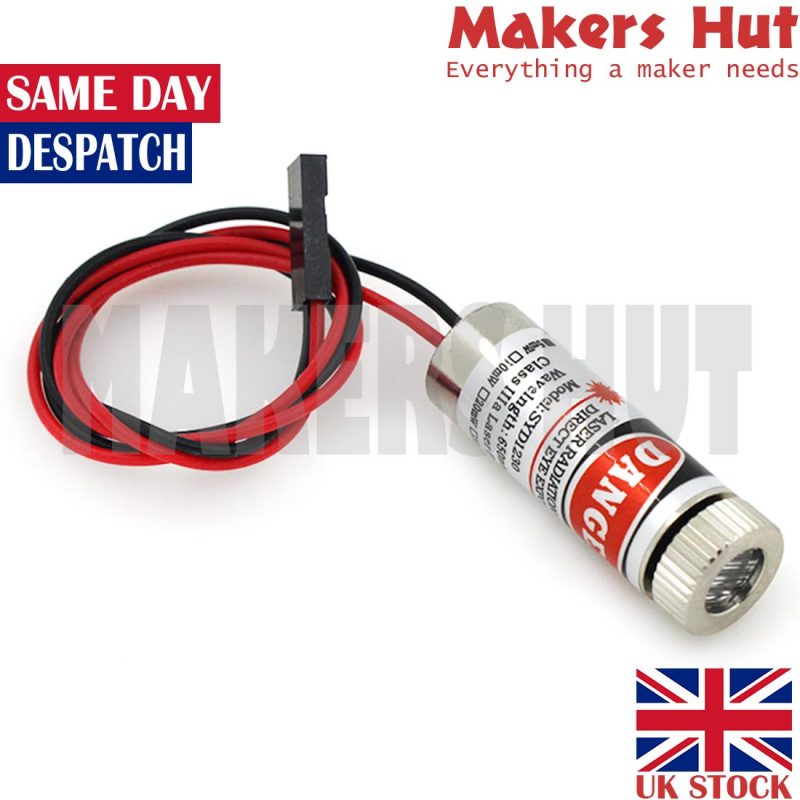 Laser Line Industrial Module 12mm 5mw Red Line - Ciclop Scanner - 3D Printer