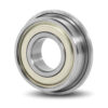 MF106ZZ 6X10X3 Flanged Bearing Miniature Metal Double Shielded ZZ 106ZZ