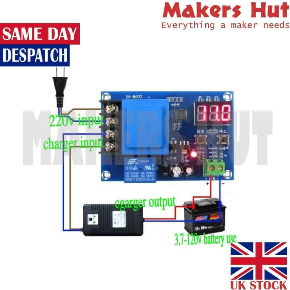 XH-M602 NC 3.7-120V 12V Lithium Battery Charger Control Charging Protection Board