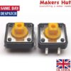 OMRON B3F-4055 12x12x7.3mm Projected Momentary Tactile Push Button Switch