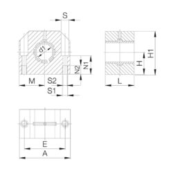 Igus RJUM-05 DryLin R Closed Pillow Block Linear Bearing Engineered Polymer 8 10 12mm - Image 2
