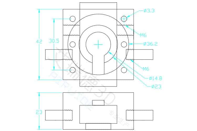 BullDog Bowden Extruder - Bull Dog - 3D Printer Prusa RepRap 1.75 3.00