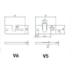 V5 V6 J-Head Hotend Extruder Aluminum Mounting Plate - Image 2