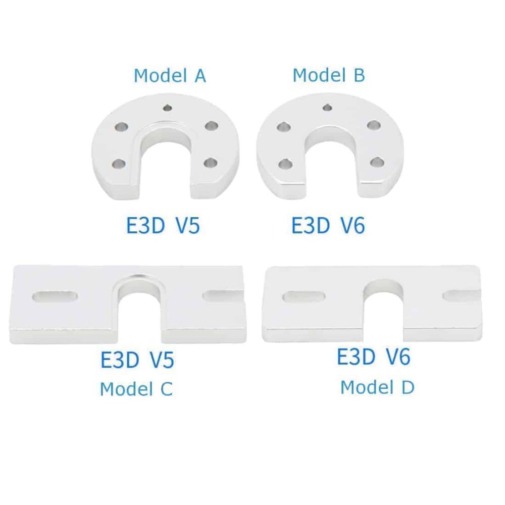 V5 V6 J-Head Hotend Extruder Aluminum Mounting Plate