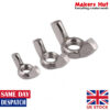 Stainless Steel Wing Nuts Butterfly Nut 304 - M3 M4 M5
