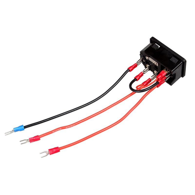Power Switch Socket Module 220V/110V 10A with Fuse - 3D Printer