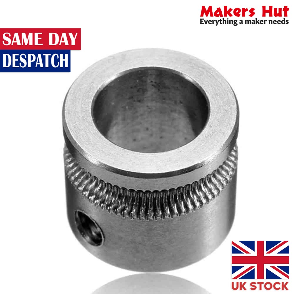 MK7 Stainless Steel Extrusion Gear - 8mm  Bore - 3D Printer