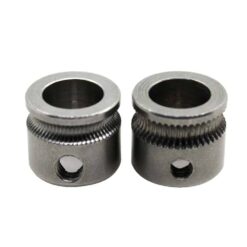 MK7 Stainless Steel Extrusion Gear - 8mm  Bore - 3D Printer - Image 2