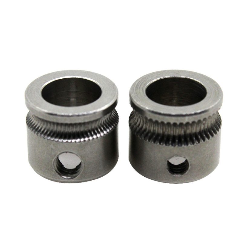 MK7 Stainless Steel Extrusion Gear - 8mm  Bore - 3D Printer