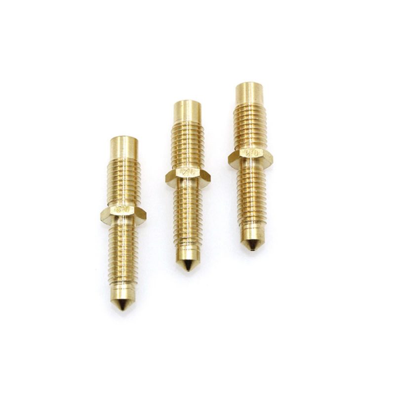 V6 One-piece Copper Nozzle and Throat Print Head - J Head - 3D Printer 0.2 0.4 0.8