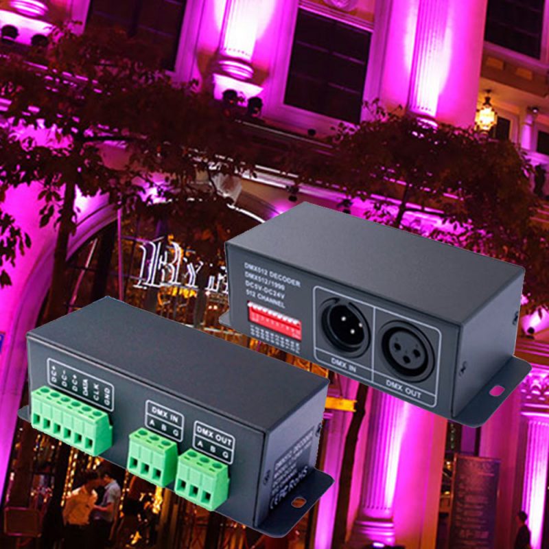 DMX-SPI Decoder LT-DMX-1809 WS2811 WS2812B