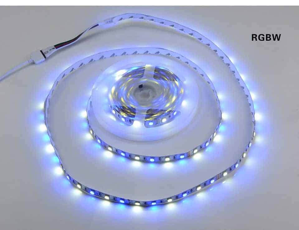 5M RGBW 5050 LED Strip Light IP30/67 DC12V SMD RGB White/WW Light
