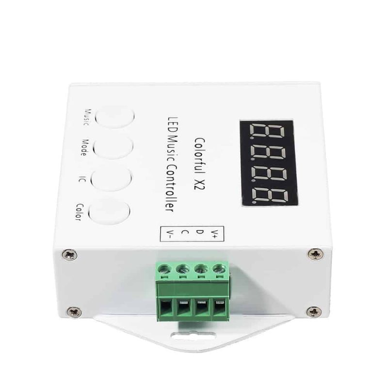 WS2812B LED Strip Colorful X2 Led Music Controller DC5V-24V With RF Touch Remote
