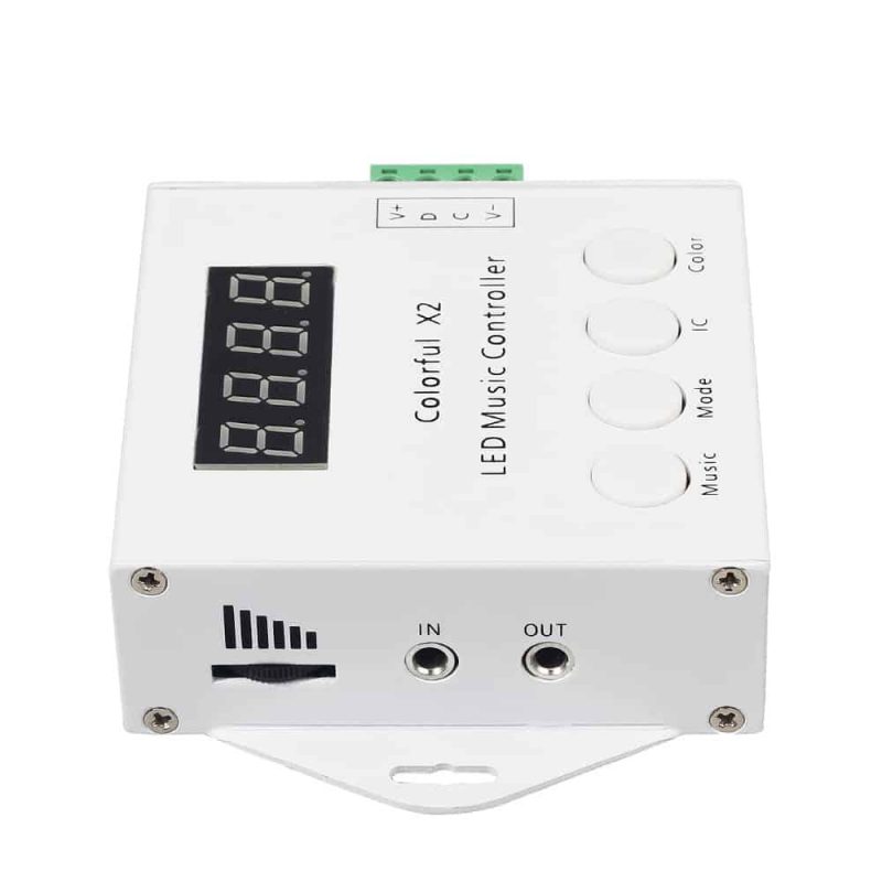 WS2812B LED Strip Colorful X2 Led Music Controller DC5V-24V With RF Touch Remote