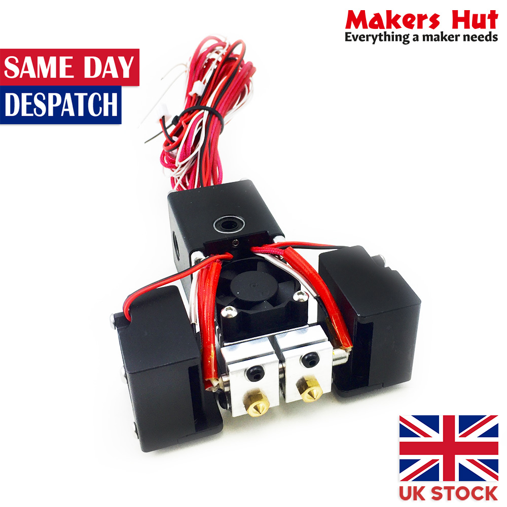 UM2 3D Printer Chimera Straight-through Extruder 2 In 2 Extrusion Head Aluminum