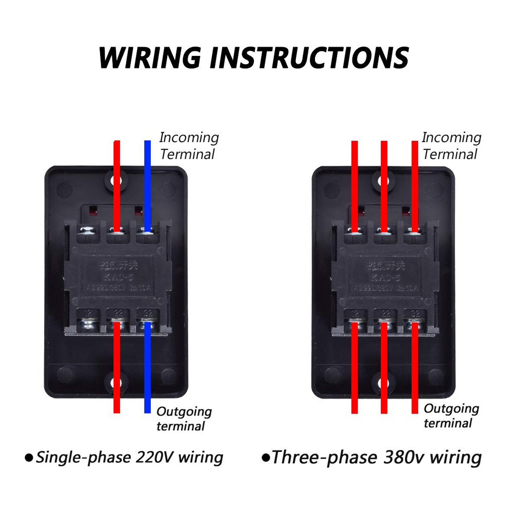 ON/OFF Waterproof / Oil Proof - Push Button Switch 10A 380V AC KAO-5