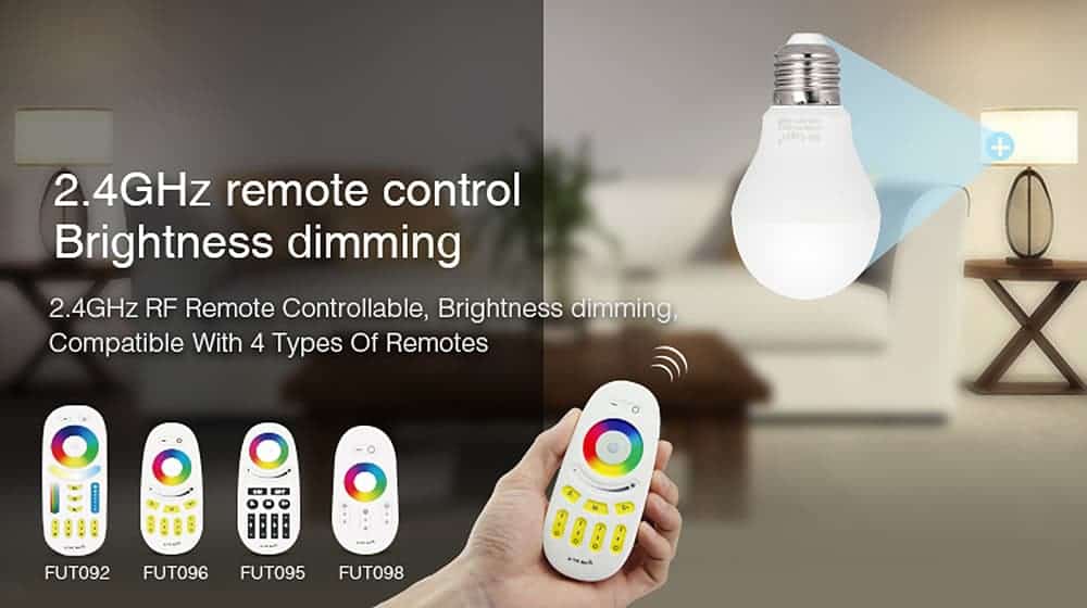 Mi-Light 6W RGBW LED Light Bulb FUT014 Cold White Smart Remote Controlled Lamp