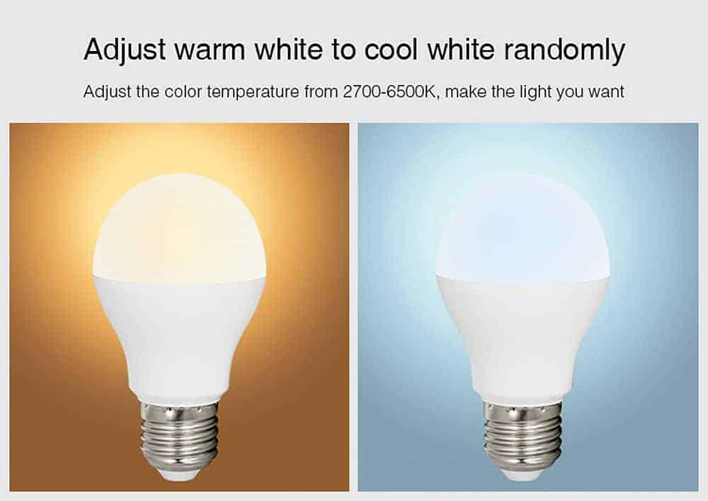 Mi-Light 6W RGBW LED Light Bulb FUT014 Cold White Smart Remote Controlled Lamp